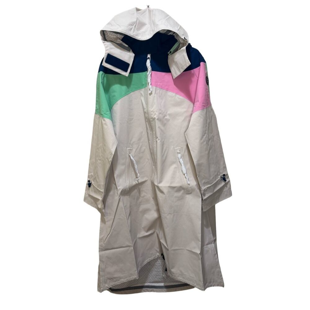 Sweaty Betty Retro Parachute Long Parka - Colorblock Size M